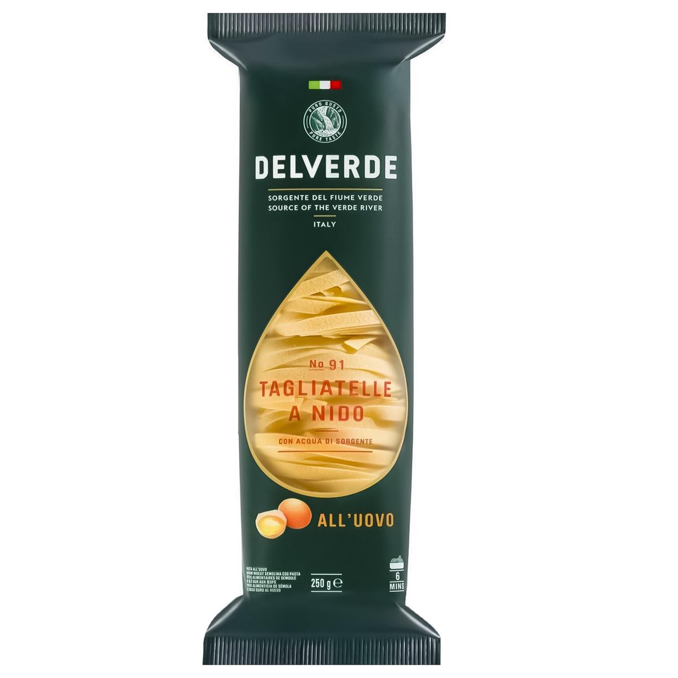

Макаронные изделия Delverde №91 Гнезда тальятелле яичные 250г
