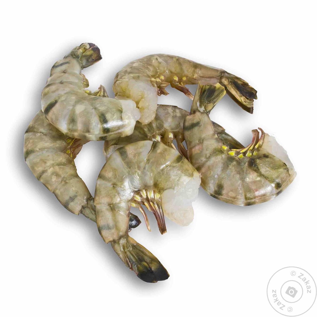 

Креветки Polar Seafood в панцире без головы сыромороженые 21/25 весовые