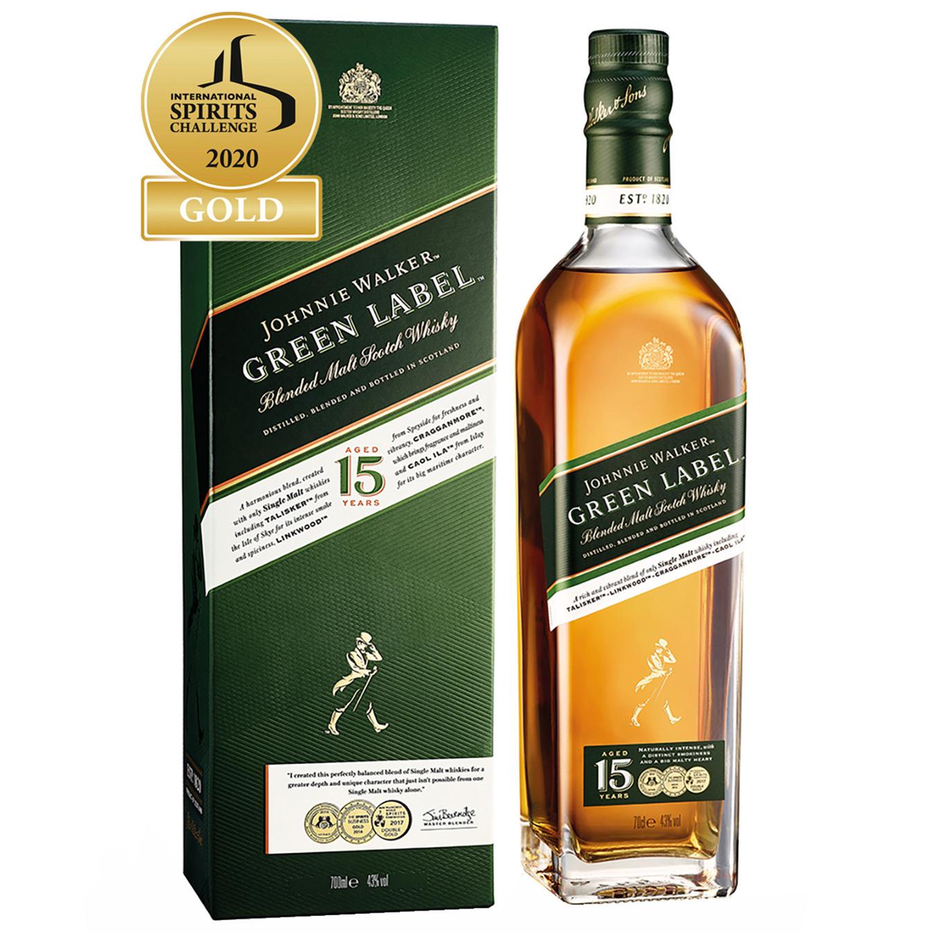 

Виски Johnnie Walker Green Label 43% 0,7л