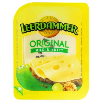 Сир Leerdammer Original твердий нарізаний 45% 100г - купити, ціни на Восторг - фото 1