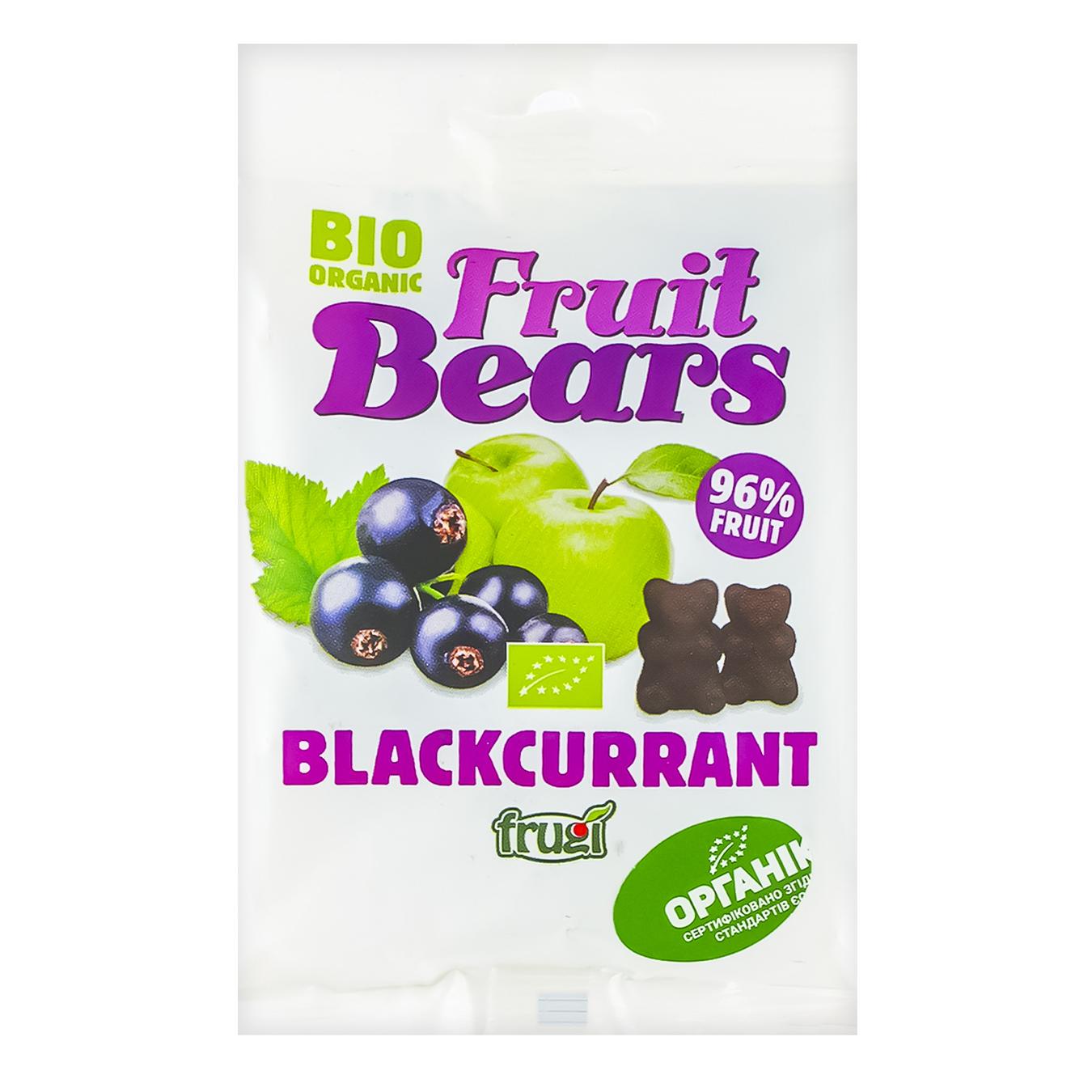 

Жевательные конфеты Fruit Bears Яблоко-смородина органические 50г