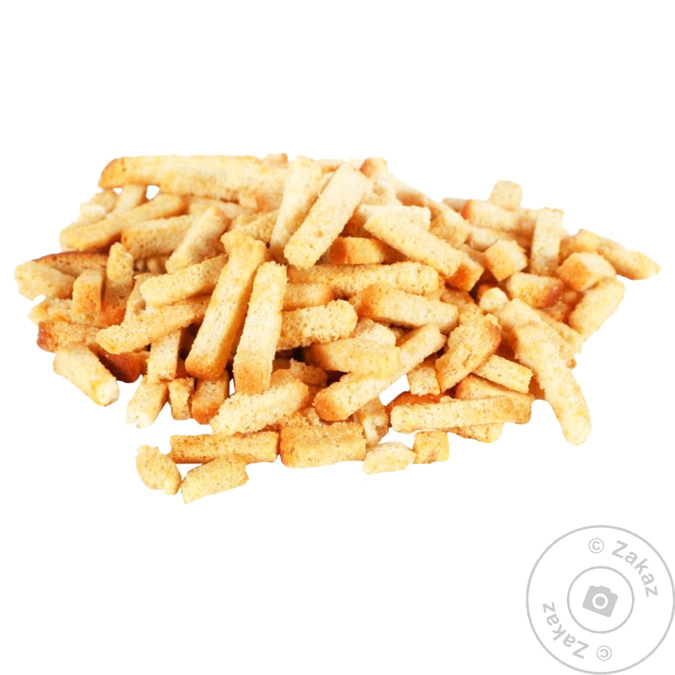 

Сухарі пшенично-житні зі смаком холодцю з хріном ваг.