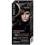 Syoss 4-1 Medium Brown Cream Hair Dye 115ml