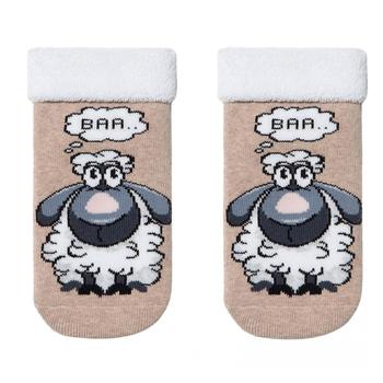 Conte Kids Sof-Tiki Beige Children's Socks With Lapel 14s - buy, prices for - photo 1