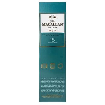 Виски Macallan Fine oak 15лет 40% 0,7л - купить, цены на METRO - фото 1