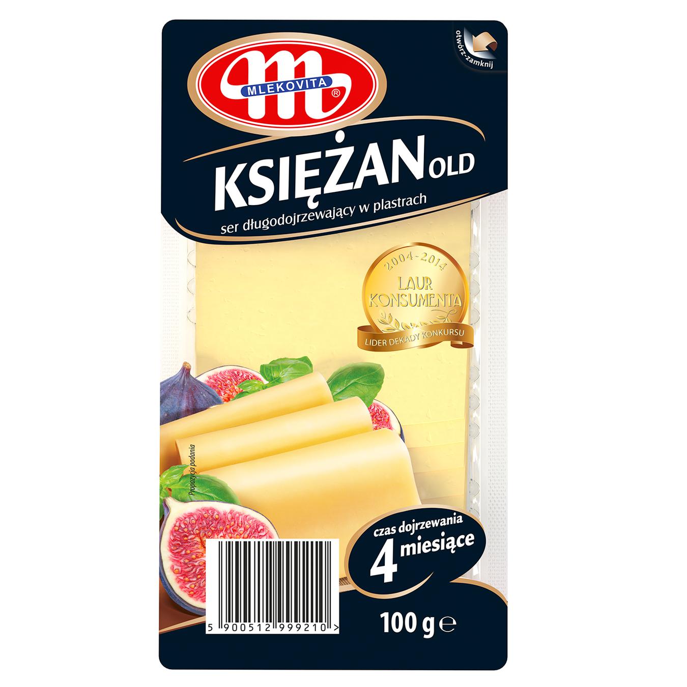 

Сыр Mlekovita Ксенжан Ольд твердый сычужный нарезанный 100г