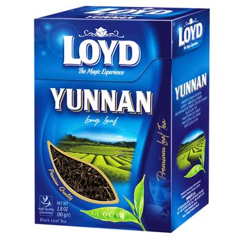 Чай чорний Loyd Yunnan листовий 80г