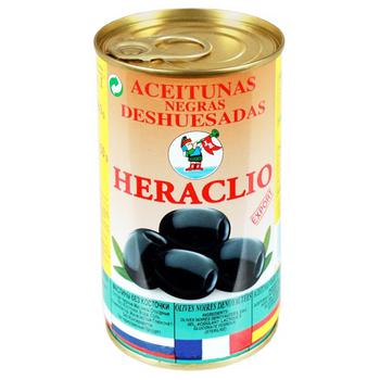 Heraclio Pitted Black Olives 360g - buy, prices for Tavria V - photo 1