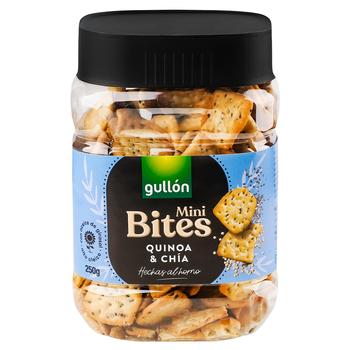 Крекер Gullon с киноа и чиа 250г - купить, цены на ULTRAMARKET - фото 1