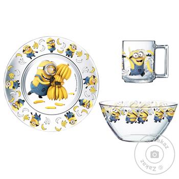 OSZ Disney Minions Set of Children's Dinnerware 3pcs - buy, prices for - photo 2