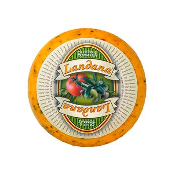 Cheese Landana with tomatoes hard 50% - buy, prices for MegaMarket - photo 1