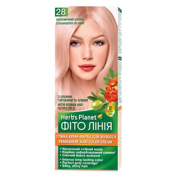 Fito Liniya Herb's Planet №28 Hair Dye Strawberry Blonde