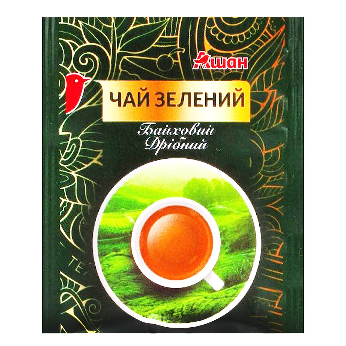 

Чай зеленый Ашан байховый пакетированный 2г