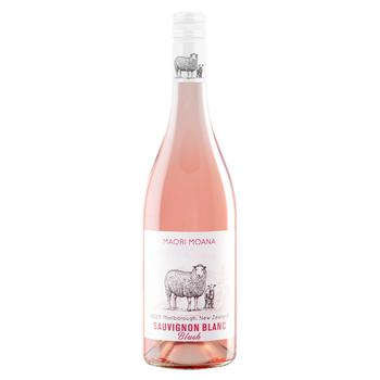 Вино Maori Moana Sauvignon Blanc Blush розовое сухое 12,5% 0,75л - купить, цены на NOVUS - фото 1