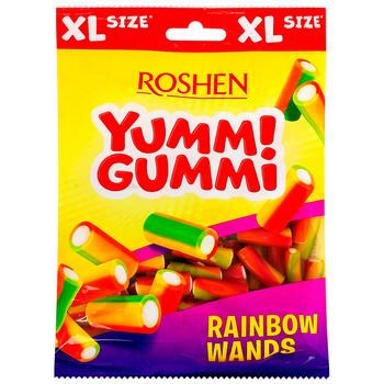 Цукерки Рошен Yummi Gummi Rainbow Wands желейні