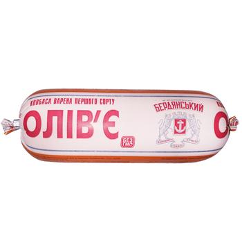 Berdyansk myasokombinat Sausage cooked first grade 500g - buy, prices for METRO - photo 1