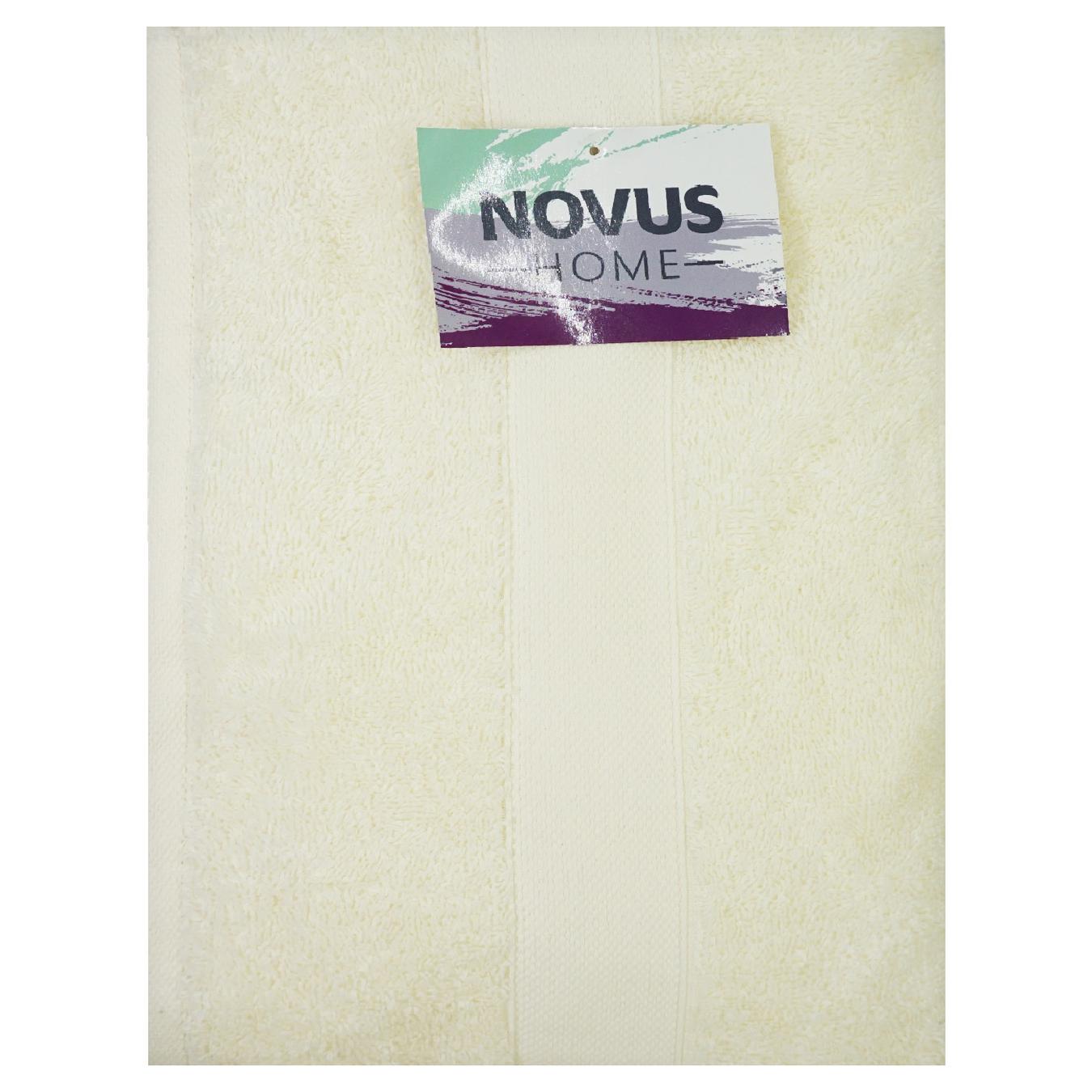 

Полотенце махровое Novus home кремовое 500г/м2 70x140см