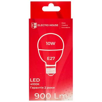 Electro House LED Bulb G45 10W 4100K 220V E27 - buy, prices for Supermarket "Kharkiv" - photo 3