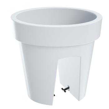 Prosperplast Lofly Railing Pot 24.5cm White - buy, prices for - photo 1