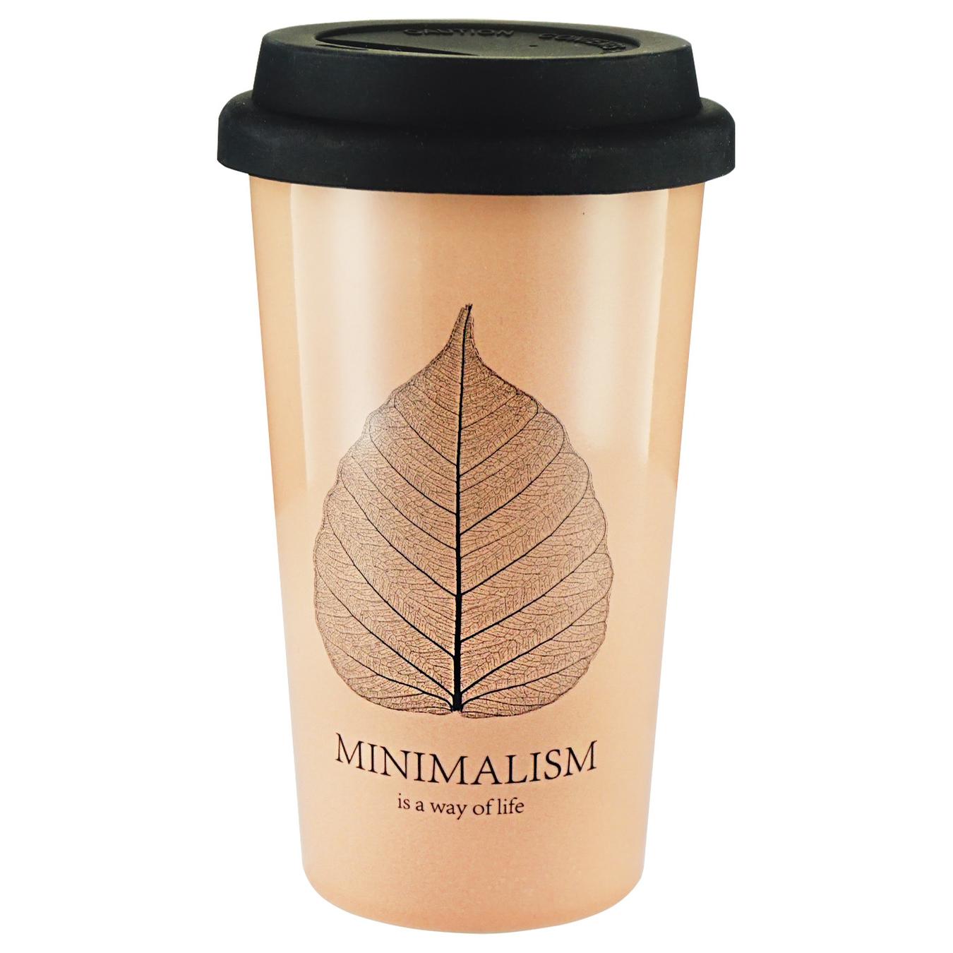 

Чашка Limited Edition Minimalism коричневая 400мл