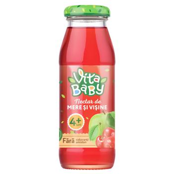 Vita Baby Apple Cherry Nectar with Sugar 175ml - buy, prices for Tavria V - photo 1