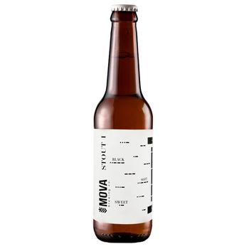 Пиво Mova Stout 1 темне 0,33л