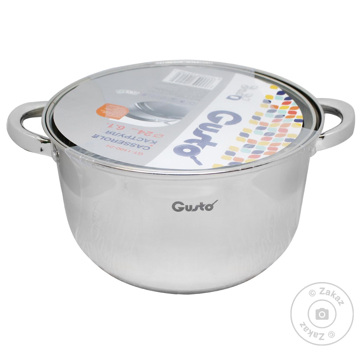 

Кастрюля Gusto 24см