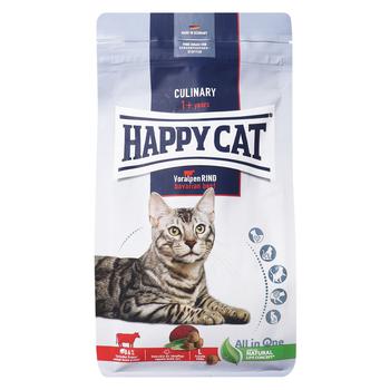 Happy Cat Culinary Dry Food with Beef for Cats from 1 Year 300g - buy, prices for NOVUS - photo 1