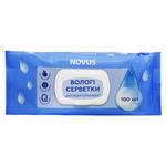 Салфетки влажные Novus Антибактериальные 100шт