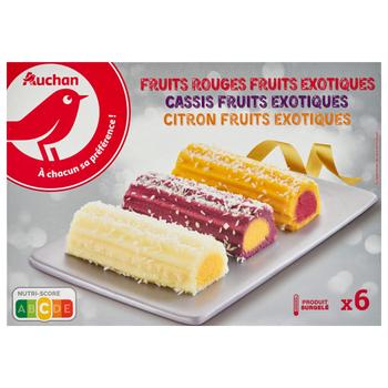 Auchan Fruit Currant Lemon Dessert 333g 6pcs - buy, prices for Auchan - photo 1