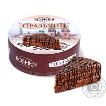 Торт Roshen Празький 850г купити, ціни на МегаМаркет - фото 1