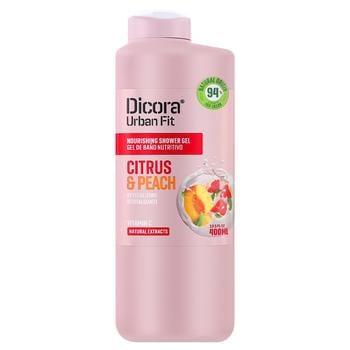 Dicora Urban Fit Citrus&Peach Shower Gel 400ml - buy, prices for MegaMarket - photo 1