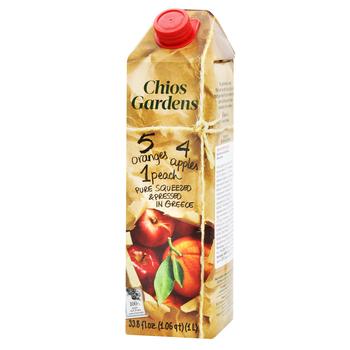 Chios Gardens Apple-Orange-Peach Juice 1l - buy, prices for ULTRAMARKET - photo 1