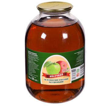 Subbota Apple Juice 3l - buy, prices for COSMOS - photo 1