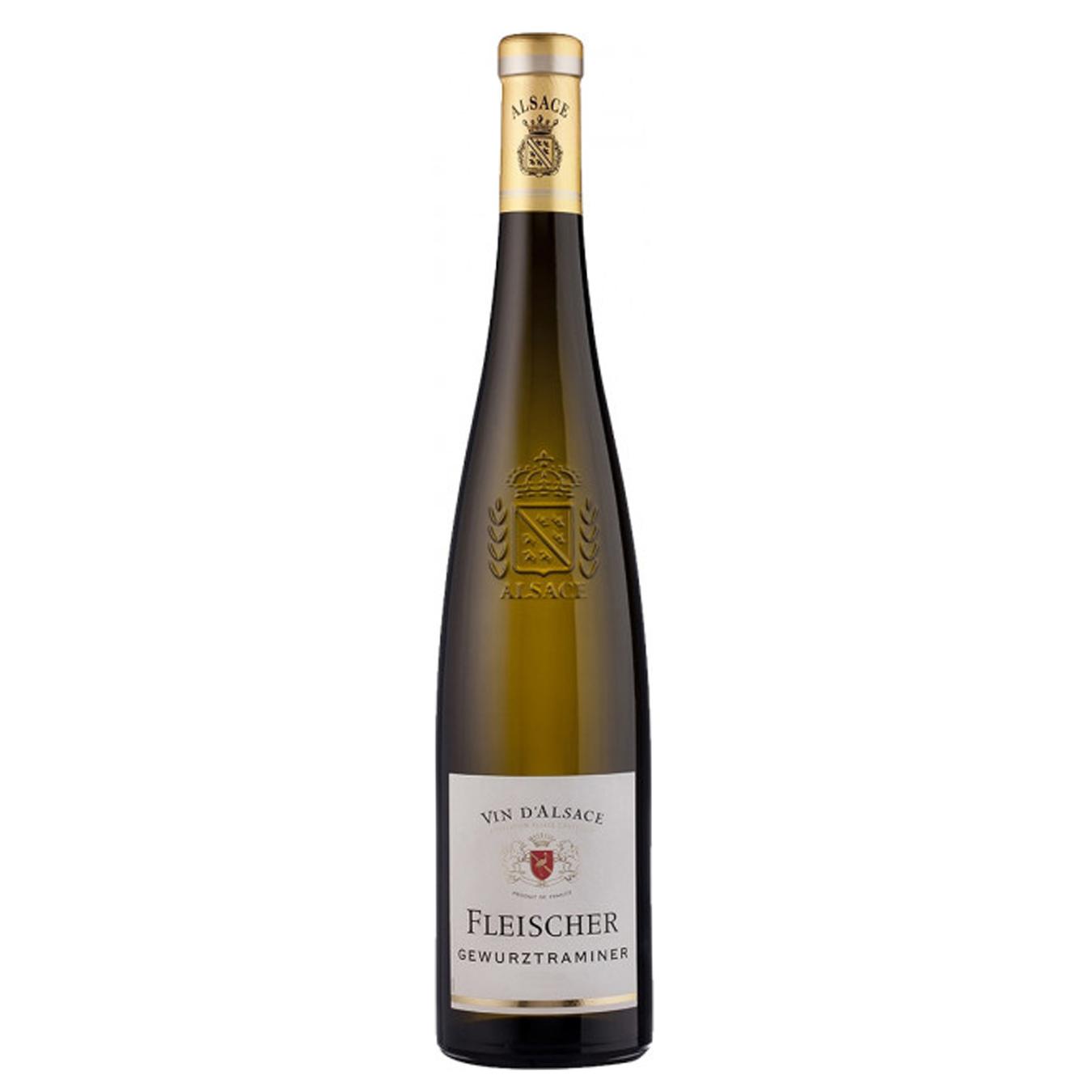 

Вино Vin D'alsace Gewurztraminer Fleischer полусладкое белое 9.5-14% 0,75л