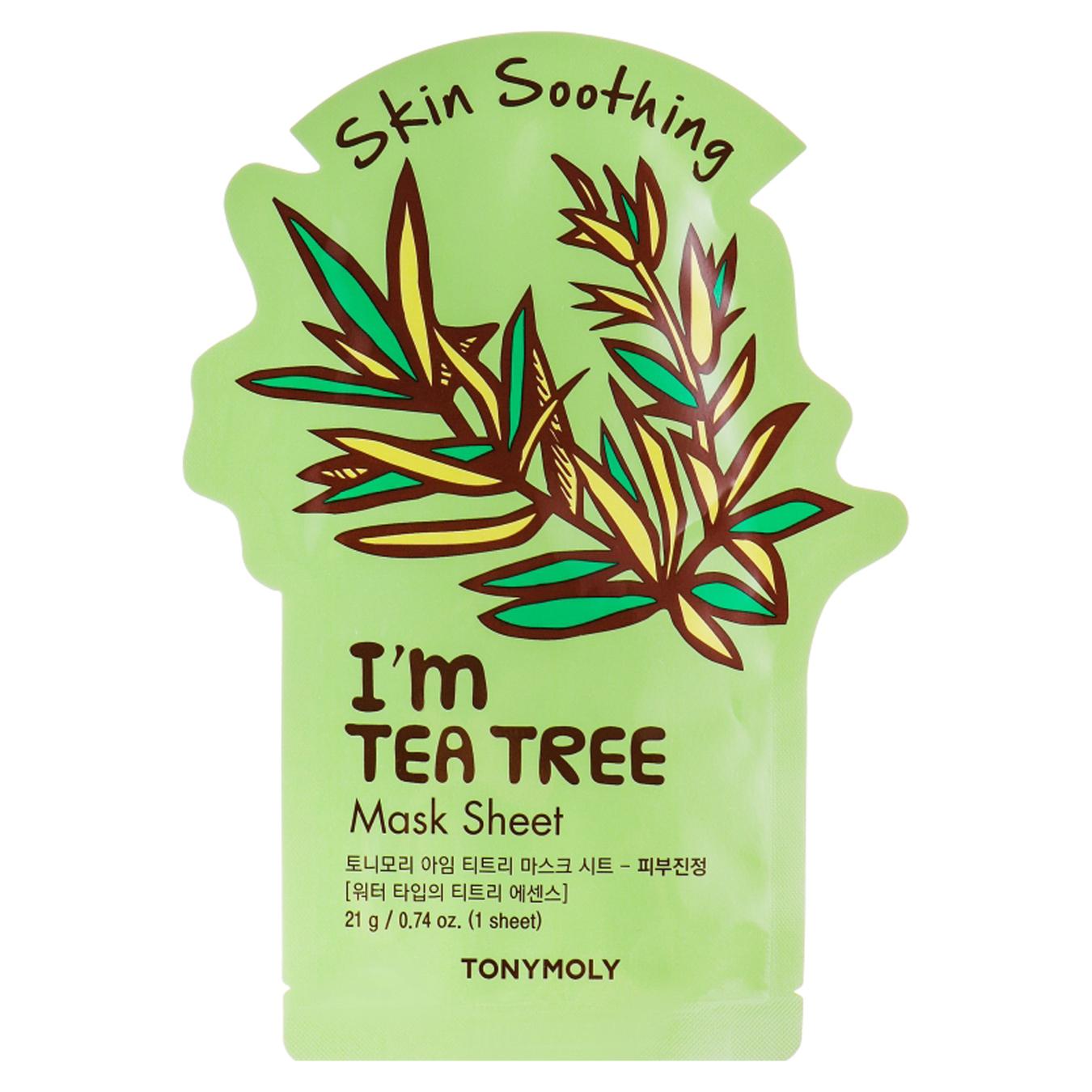 

Маска для лица Tony Moly Чайное дерево тканевая 21мл