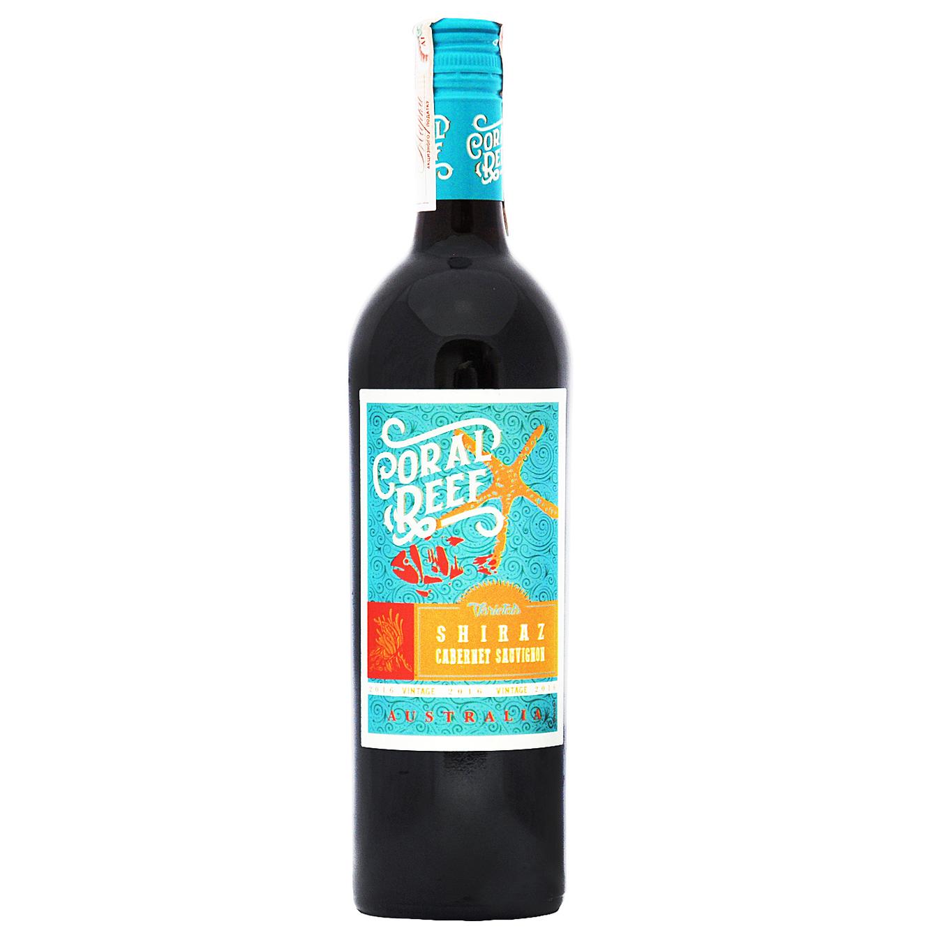 

Вино красное Coral Reef Shiraz Cabernet Savignon сухое 13.5% 0,75л