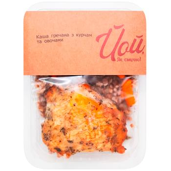 Каша Winetime гречана з курчам та овочами 350г - купити, ціни на WINETIME - фото 1