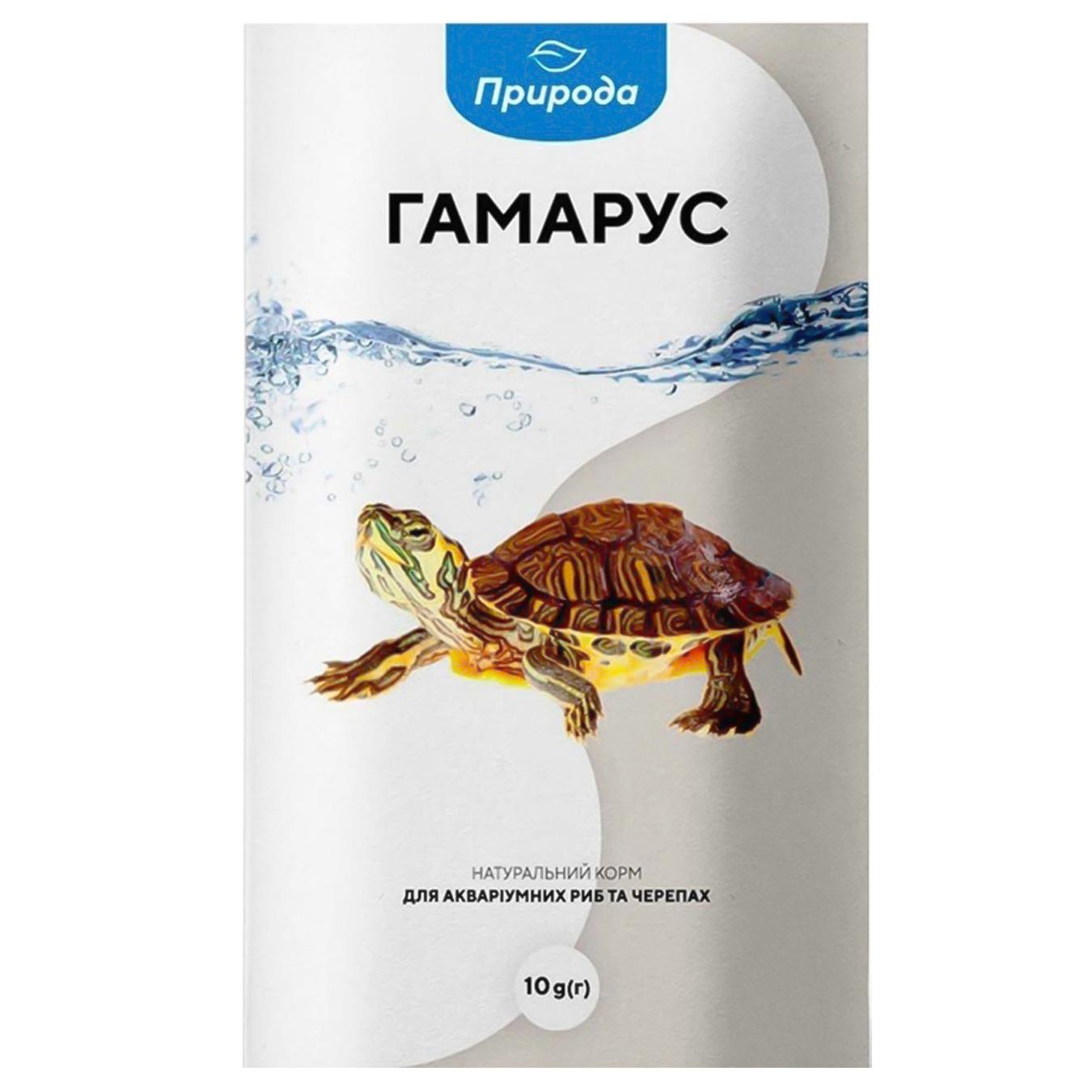 

Корм Природа гаммарус для рыб 10г