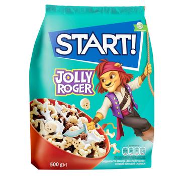 Завтрак сухой Start! Jolly Roger зерновые 500г - купить, цены на КОСМОС - фото 1