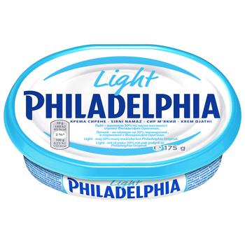 Крем-сыр Philadelphia Light 175г - купить, цены на Auchan - фото 1