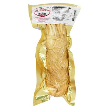 Novosanjarskiy MZ Suluguni Smoked Pigtail Cheese 45% 150g