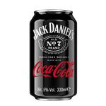 Jack Daniel's Tennessee Whiskey Coca-Cola Low-Alcohol Drink 5% 0.33l