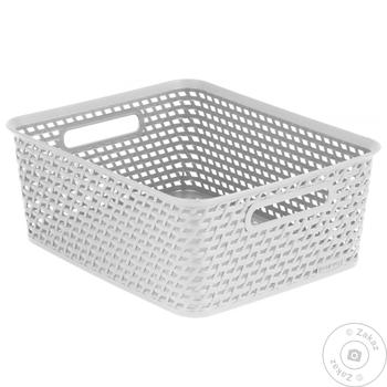 Сurver Your Style Rectangular Light Gray Basket - buy, prices for Tavria V - photo 1