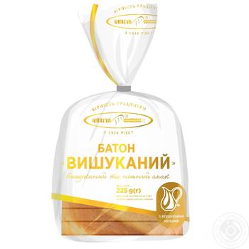 Батон Київхліб Вишуканий нарізаний 225г - купити, ціни на МегаМаркет - фото 1