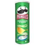 Чипсы Pringles картофельные со вкусом сметаны и лука 165г