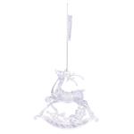 Подвеска на елку Косуля Хамелеон пластиковая 9,5х10см