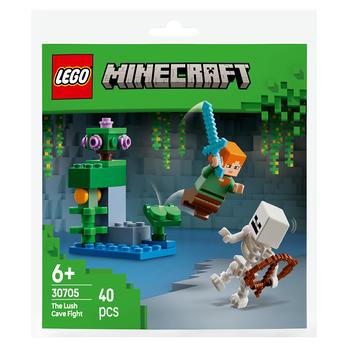 Конструктор Lego Minecraft Битва в печері з хащами 30705