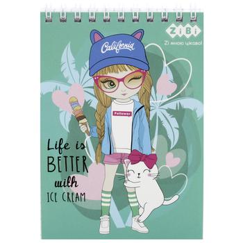 ZiBi Kids Line Pretty GirlsI Notebook on Spring with Cardboard Cover A6 40 Sheets - buy, prices for Za Raz - photo 4