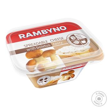 Сыр плавленный Rambyno с грибами 50% 175г - купить, цены на Восторг - фото 1